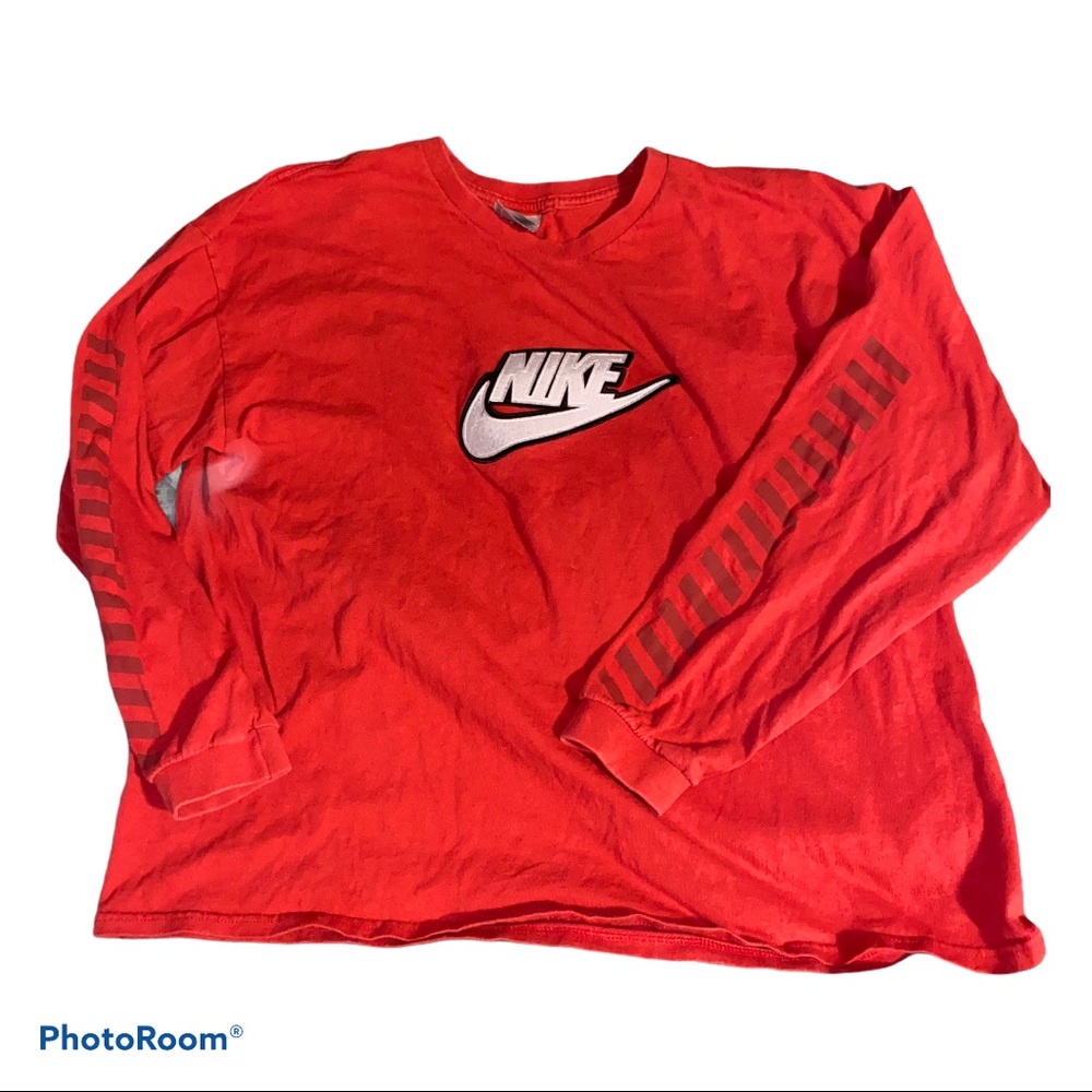 Vintage Nike embroidered long sleeve t shirt